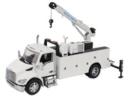Kenworth T380 Auto-Crane Titan 85-Body HC14-Crane Work Truck with Miller EnPak White "Transport Series" 1/50 Diecast Model by Diecast Masters image 2