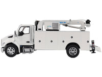 Kenworth T380 Auto-Crane Titan 85-Body HC14-Crane Work Truck with Miller EnPak White "Transport Series" 1/50 Diecast Model by Diecast Masters image 3