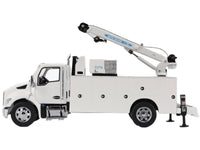 Kenworth T380 Auto-Crane Titan 85-Body HC14-Crane Work Truck with Miller EnPak White "Transport Series" 1/50 Diecast Model by Diecast Masters image 4