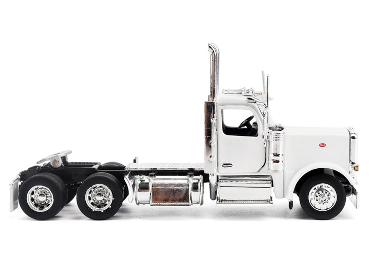 Peterbilt 589 Tandem-Axle Legendary Package Truck Tractor with Day Cab White "Transport Series" 1/64 Diecast Model by Diecast Masters image 2