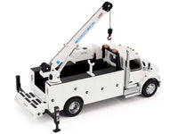 Peterbilt 536 Auto-Crane Titan 85-Body HC14-Crane Work Truck with Miller EnPak White "Transport Series" 1/50 Diecast Model by Diecast Masters image 3