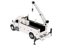 Peterbilt 536 Auto-Crane Titan 85-Body HC14-Crane Work Truck with Miller EnPak White "Transport Series" 1/50 Diecast Model by Diecast Masters image 4