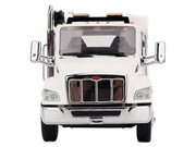 Peterbilt 536 Auto-Crane Titan 85-Body HC14-Crane Work Truck with Miller EnPak White "Transport Series" 1/50 Diecast Model by Diecast Masters image 5