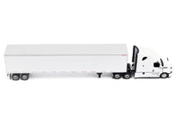 2025 Freightliner Cascadia Gen-5 Truck Tractor with Sleeper and Great Dane Champion 53ft Dry Cargo Trailer Winter White "Transport Series" 1/64 Diecast Model by Diecast Masters image 2