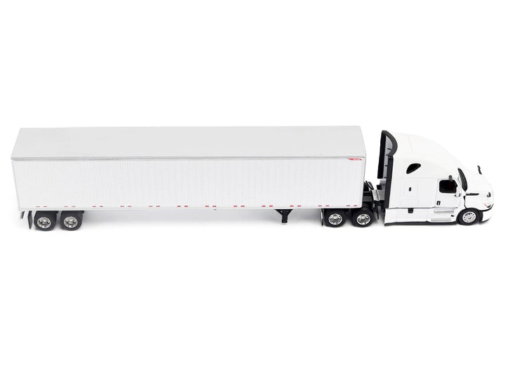 2025 Freightliner Cascadia Gen-5 Truck Tractor with Sleeper and Great Dane Champion 53ft Dry Cargo Trailer Winter White "Transport Series" 1/64 Diecast Model by Diecast Masters image 2