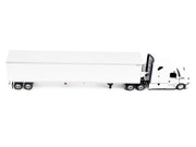 2025 Freightliner Cascadia Gen-5 Truck Tractor with Sleeper and Great Dane Champion 53ft Refrigerated Trailer Winter White "Transport Series" 1/64 Diecast Model by Diecast Masters image 2