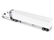 2025 Freightliner Cascadia Gen-5 Truck Tractor with Sleeper and Great Dane Champion 53ft Refrigerated Trailer Winter White "Transport Series" 1/64 Diecast Model by Diecast Masters image 3
