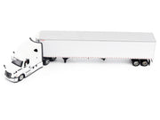 2025 Freightliner Cascadia Gen-5 Truck Tractor with Sleeper and Great Dane Champion 53ft Refrigerated Trailer Winter White "Transport Series" 1/64 Diecast Model by Diecast Masters image 4