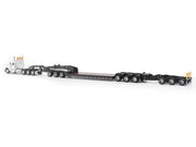 Peterbilt 589 Tridem-Axle Truck Tractor with Day Cab and Trail King TK170 Hydraulic Detachable Gooseneck Lowboy Trailer with Jeep and Booster White "Transport Series" 1/64 Diecast Model by Diecast Masters image 3
