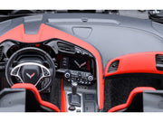 2019 Chevrolet Corvette C7 ZR1 Black with Carbon Top 1/18 Model Car by Autoart image 3