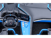 2020 Chevrolet Corvette C8 Stingray Rapid Blue 1/18 Model Car by Autoart image 3