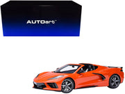 2020 Chevrolet Corvette C8 Stingray Sebring Orange 1/18 Model Car by Autoart image 4