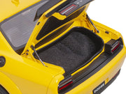 Dodge Challenger SRT Hellcat Widebody Yellow Jacket with Satin Black Hood 1/18 Model Car by Autoart image 3