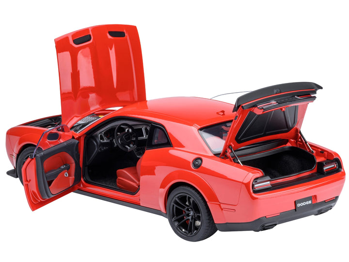 2022 Dodge Challenger SRT Jailbreak Torred with Red Interior 1/18 Model Car by Autoart image 2