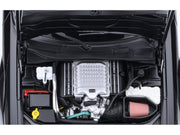 2023 Dodge Challenger SRT Super Stock Pitch Black with Red Interior 1/18 Model Car by Autoart image 3