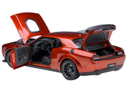 2022 Dodge Challenger R/T Scat Pack Widebody Sinamon Stick Orange 1/18 Model Car by Autoart image 2