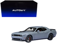 2022 Dodge Challenger R/T Scat Pack Widebody Smoke Show Gray 1/18 Model Car by Autoart image 2