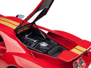 Ford GT Heritage Edition #16 "Alan Mann" Red Metallic with Gold Stripes 1/18 Model Car by Autoart image 4