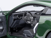 Ford Mustang Shelby GT500 Eruption Green Metallic with White Stripes 1/18 Model Car by Autoart image 3