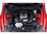 Ford Mustang Shelby GT500 Rapid Red Metallic with Black Stripes 1/18 Model Car by Autoart image 3
