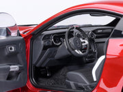 Ford Mustang Shelby GT500 Rapid Red Metallic with Black Stripes 1/18 Model Car by Autoart image 4