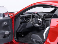 Ford Mustang Shelby GT500 Rapid Red Metallic with Black Stripes 1/18 Model Car by Autoart image 4