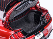 Ford Mustang Shelby GT500 Rapid Red Metallic with Black Stripes 1/18 Model Car by Autoart image 5