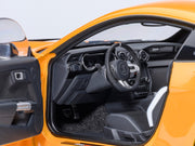 Ford Mustang Shelby GT500 Cyber Orange Metallic with Black Stripes 1/18 Model Car by Autoart image 4