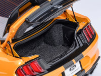 Ford Mustang Shelby GT500 Cyber Orange Metallic with Black Stripes 1/18 Model Car by Autoart image 5