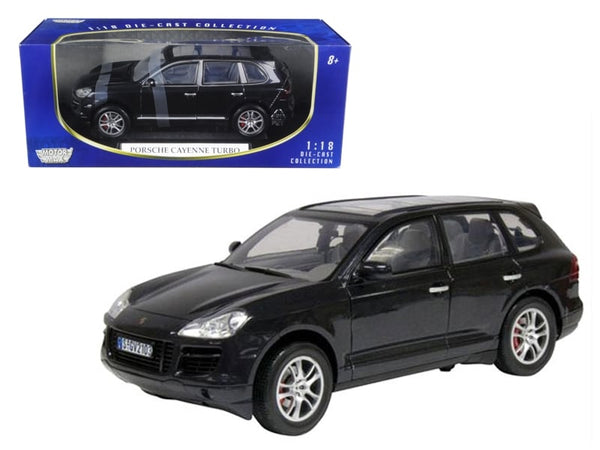 Motormax 2008 Porsche Cayenne Turbo black metallic 1:18 73179BK, product image 1