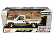 1992 GMC Sierra GT Pickup Truck Gold Metallic with White Sides "American Classics" Series 1/24 Diecast Model Car by Motormax image 3