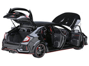 2021 Honda Civic Type R (FK8) RHD (Right Hand Drive) Crystal Black Pearl 1/18 Model Car by Autoart image 2
