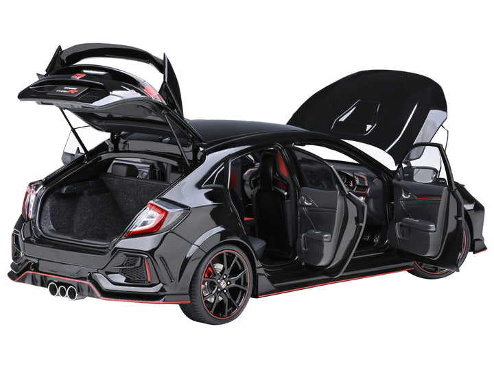 2021 Honda Civic Type R (FK8) RHD (Right Hand Drive) Crystal Black Pearl 1/18 Model Car by Autoart image 2