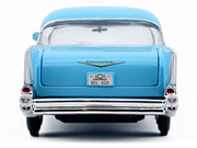 1957 Chevrolet Bel Air Light Blue "Timeless Legends" Series 1/24 Diecast Model Car by Motormax image 5