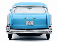 1957 Chevrolet Bel Air Light Blue "Timeless Legends" Series 1/24 Diecast Model Car by Motormax image 5