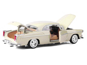 1955 Chrysler C300 Cream "Timeless Legends" Series 1/24 Diecast Model Car by Motormax image 2