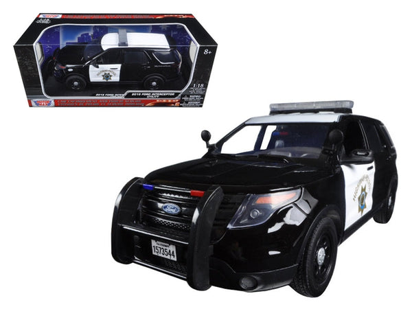 Motormax 2015 Ford Police Interceptor Utility California Highway Patrol 1:18 73544, product image 1