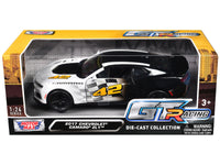2017 Chevrolet Camaro ZL1 #42 Black and White "GT Racing" Series 1/24 Diecast Model Car by Motormax image 3