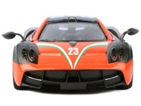 Pagani Huayra #23 Orange and Black with Stripes "GT Racing" Series 1/24 Diecast Model Car by Motormax
