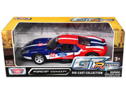 Ford GT Concept #58 Blue and Red with White Stripes "GT Racing" Series 1/24 Diecast Model Car by Motormax image 3