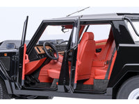 Lamborghini LM002 Nero Tenebre Black with Red Interior 1/18 Model Car by Autoart image 4