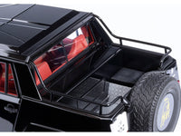 Lamborghini LM002 Nero Tenebre Black with Red Interior 1/18 Model Car by Autoart image 5