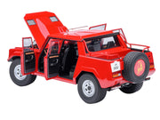 Lamborghini LM002 Rosso Siviglia Red 1/18 Model Car by Autoart image 2