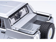 Lamborghini LM002 Argento Silver Metallic with White Interior 1/18 Model Car by Autoart image 5