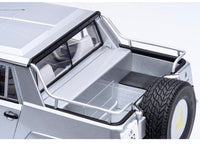 Lamborghini LM002 Argento Silver Metallic with White Interior 1/18 Model Car by Autoart image 5