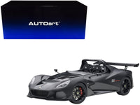 Lotus 3-Eleven Matt Black with Gloss Black Accents 1/18 Model Car by Autoart image 3