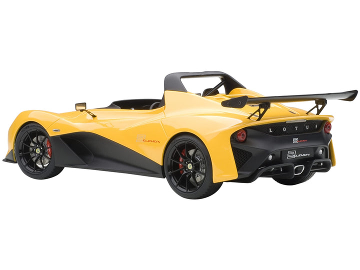 Lotus 3-Eleven Yellow 1/18 Model Car by Autoart image 2