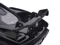 Mclaren Senna Stealth Cosmos Black with Carbon Accents 1/18 Model Car by Autoart image 3