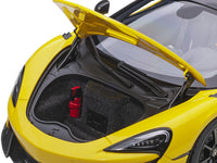 Mclaren 600LT Sicilian Yellow and Carbon 1/18 Model Car by Autoart image 4