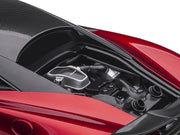 Mclaren 600LT Vermillion Red and Carbon 1/18 Model Car by Autoart image 3